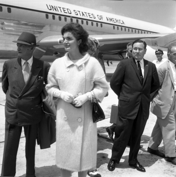 Florida Memory U S First Lady Jackie Kennedy Arriving At The Palm