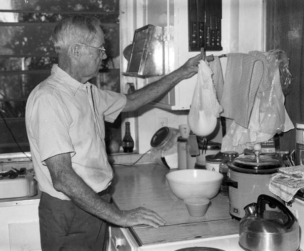 Florida Memory Jasper Crowley Making Cottage Cheese In Sarasota