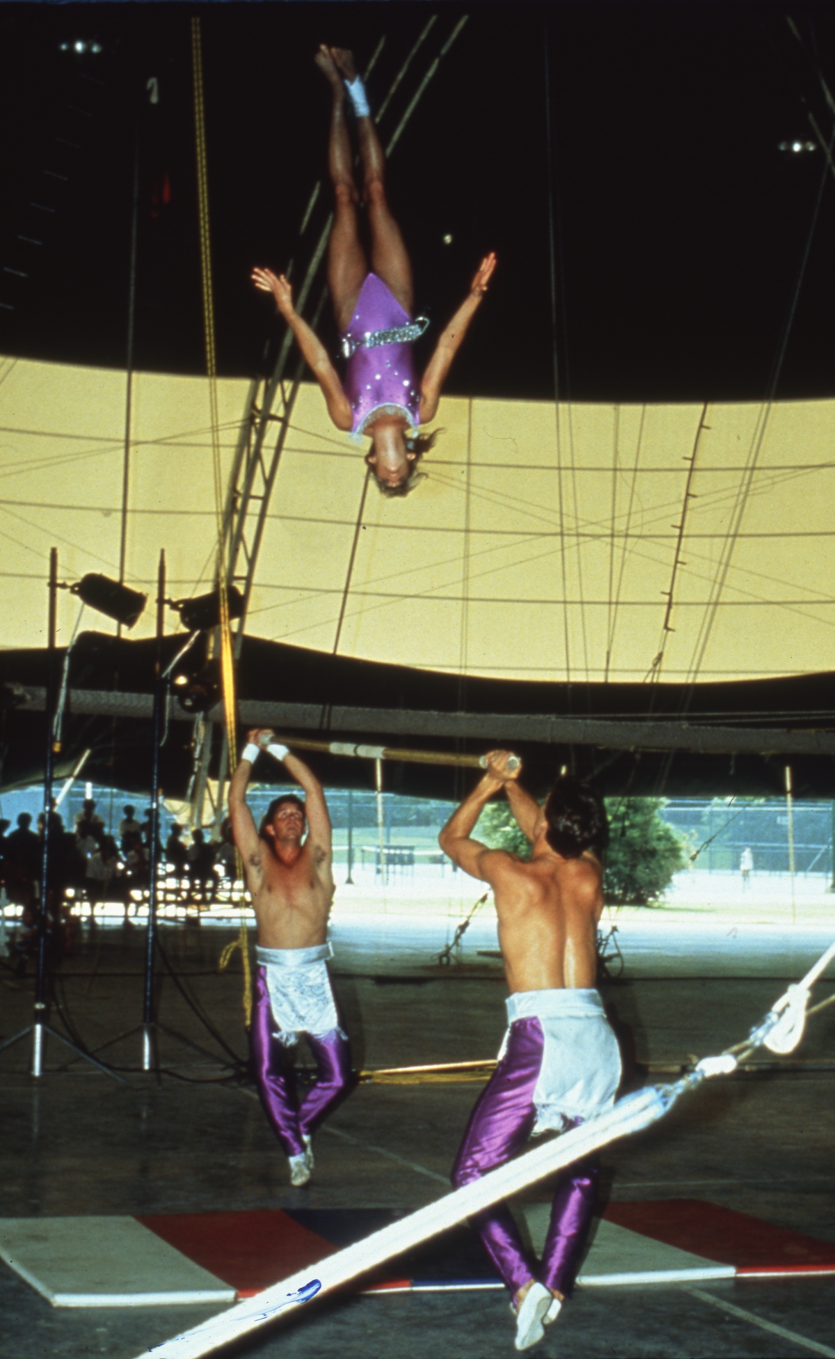 Florida Memory Fsu Flying High Circus Acrobats Shown During A