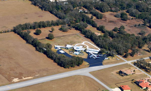 Florida Memory Aerial View Looking Northeast At The Home Of John