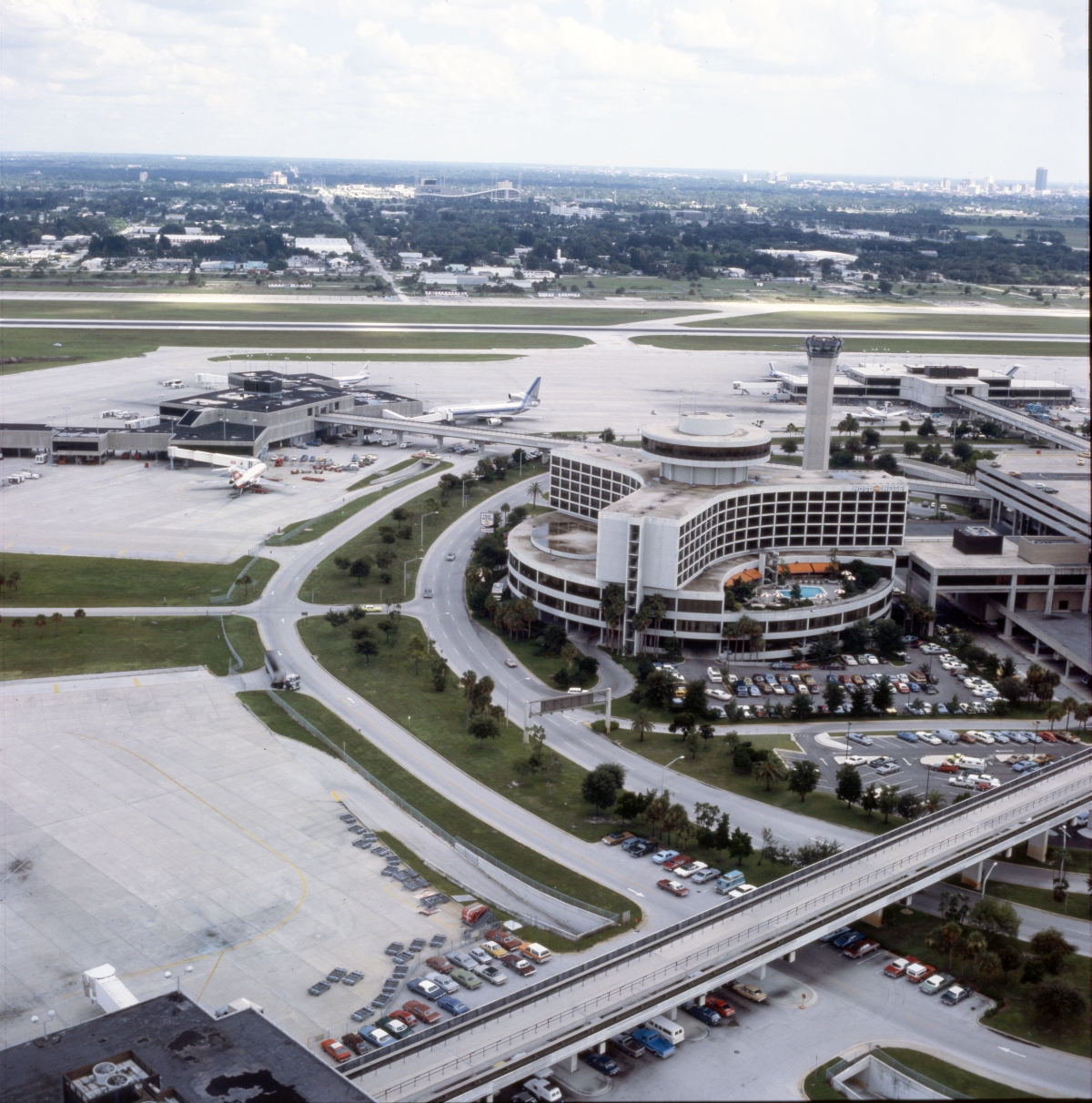 Florida Memory - Aerial View Looking East Over The Tampa International ...