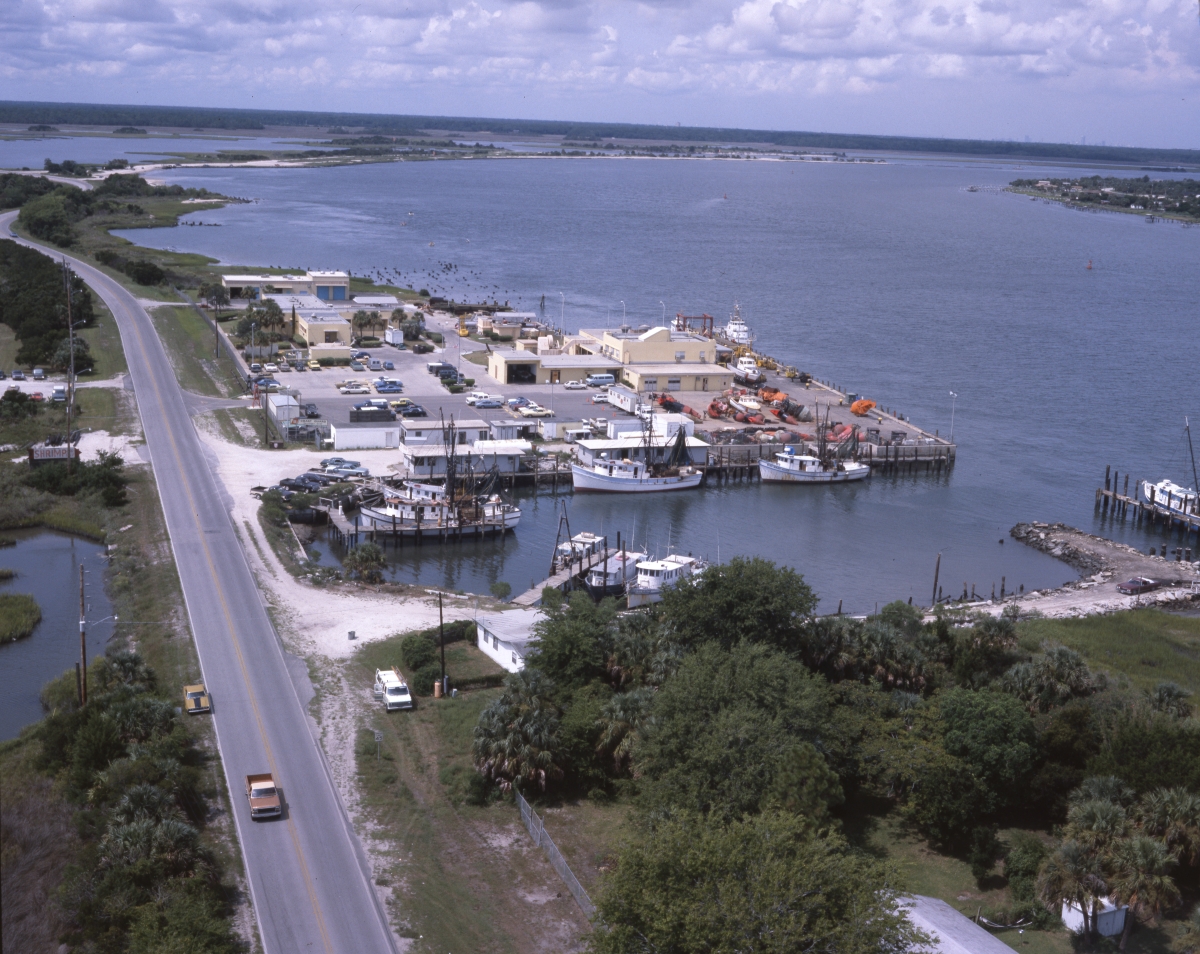 Florida Memory Aerial view looking southwest over the US Coast Guard
