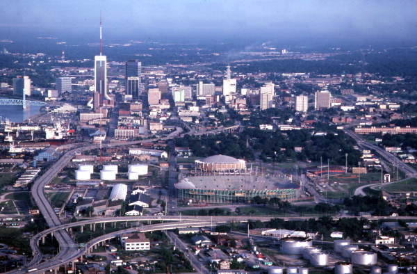 Florida Memory - Aerial View Showing The Gator Bowl, The Coliseum And ...