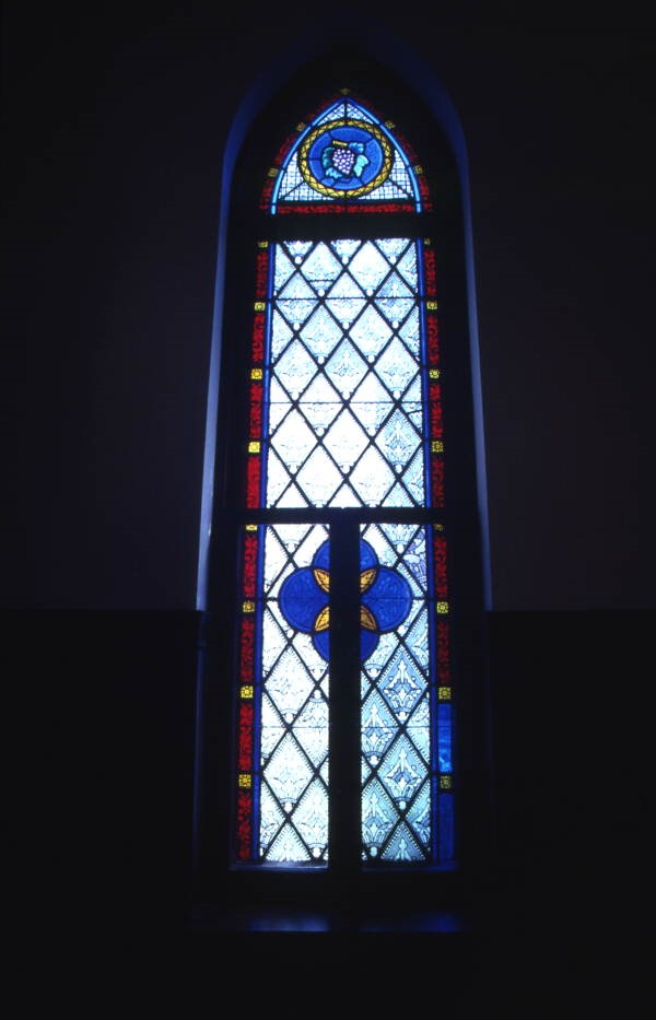 Florida Memory Stained glass window inside St. Johns Episcopal Church