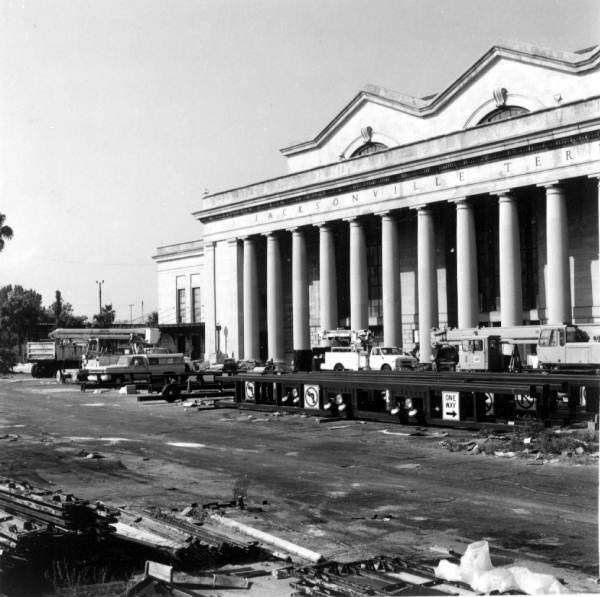 Florida Memory Jacksonville railroad terminal Jacksonville, Florida.
