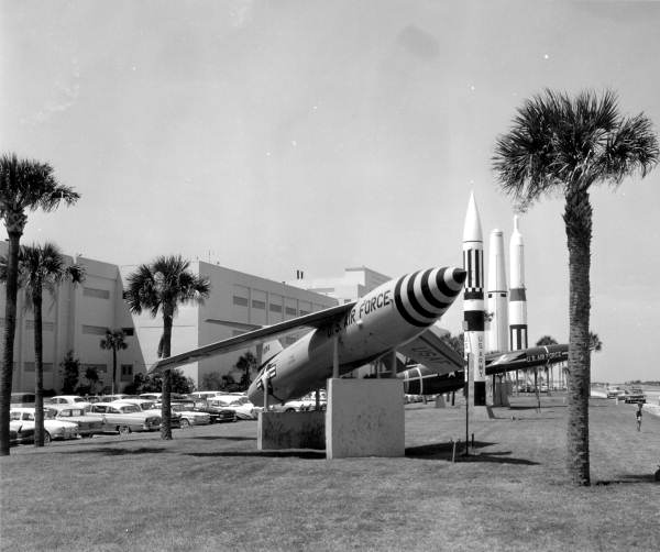 Florida Memory Missiles at the Air Force base Cocoa Beach, Florida