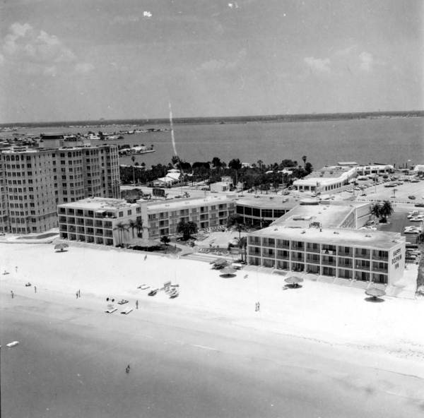 Florida Memory - Aerial View Of The Happy Dolphin Inn - Saint 