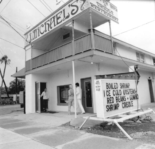 Florida Memory J. Michael's restaurant Panama City, Florida.