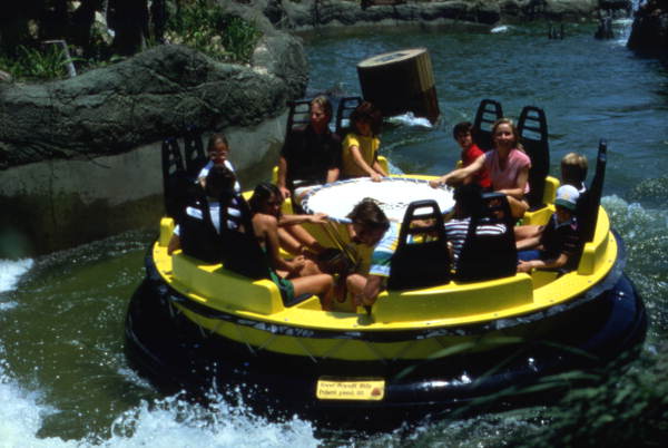 Florida Memory View Showing Visitors On The Congo River Rapids