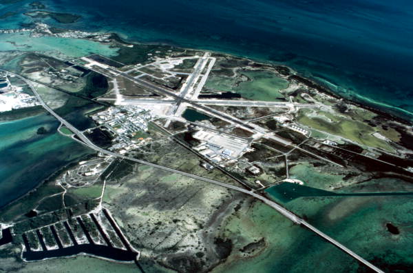 Florida Memory  Aerial view of the Key West Naval Air Station.