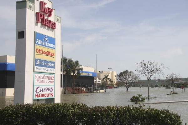 Florida Memory Flooding From Hurricane Wilma At Key Plaza