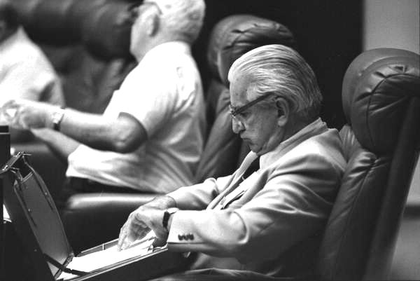 Florida Memory Member Of The Silver Haired Legislature Sitting