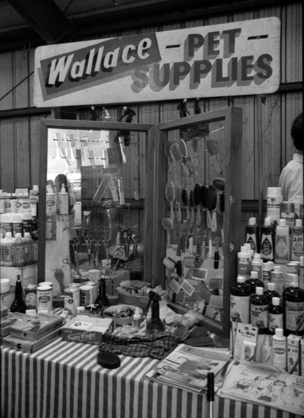 Florida Memory Wallace Pet Supplies' booth Tallahassee, Florida.