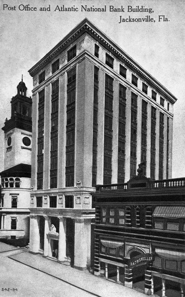 Florida Memory Post office and Atlantic National Bank Building