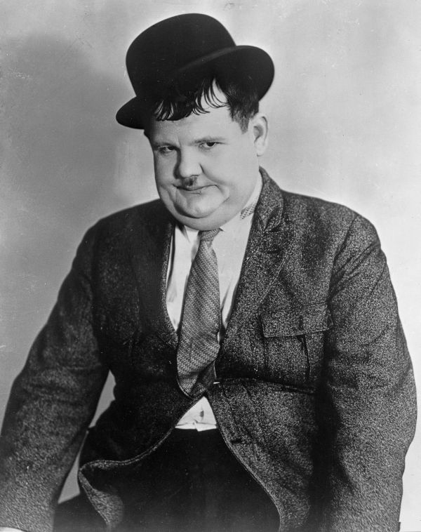 Portrait of actor Oliver Hardy