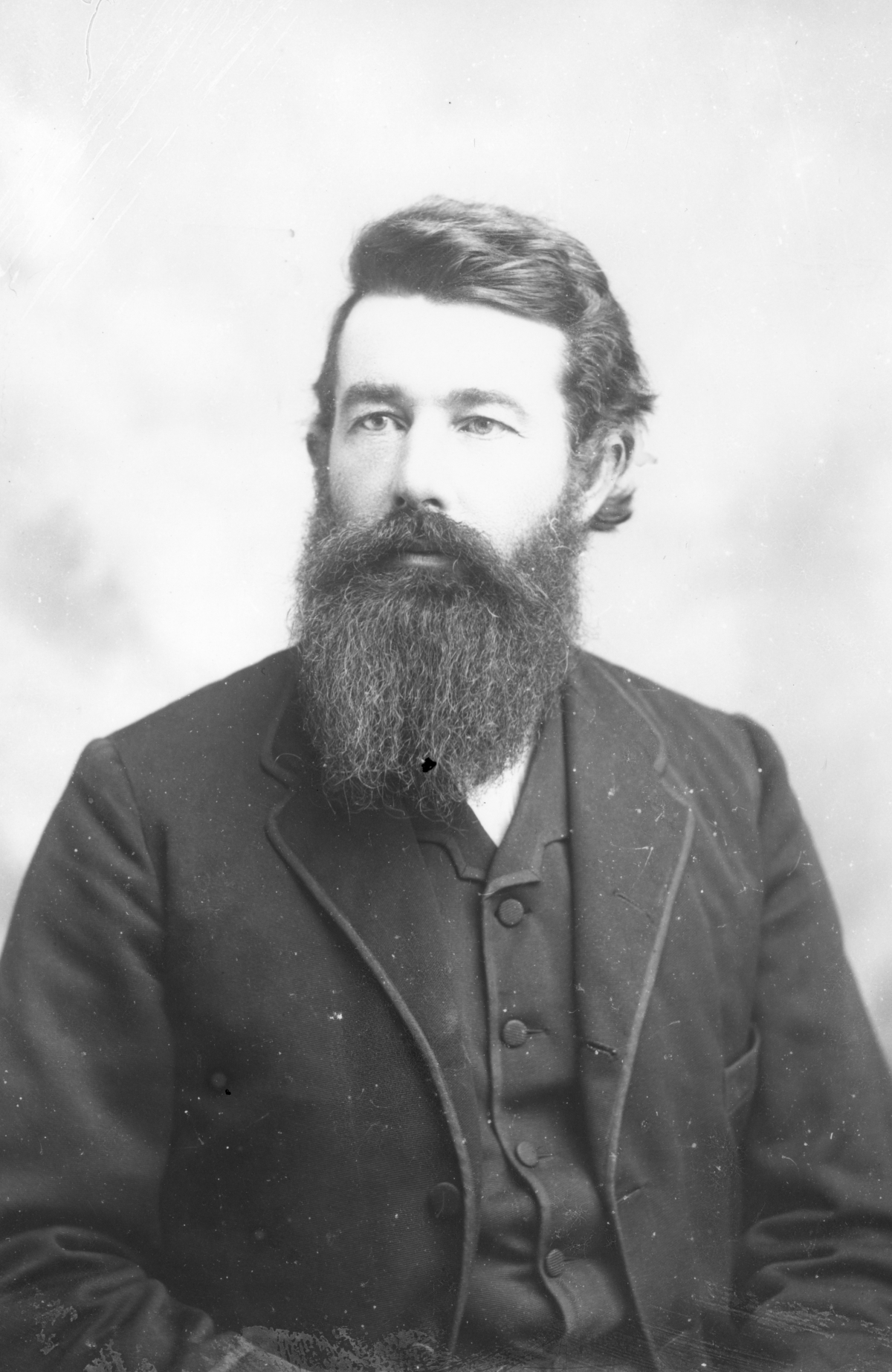 Florida Memory Man With Thick Hair And Long Beard