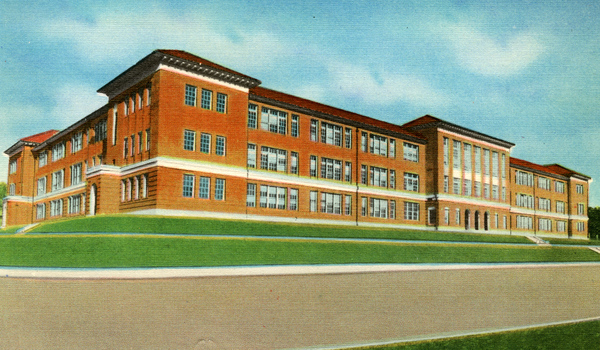 Florida Memory - Leon High School building in Tallahassee.