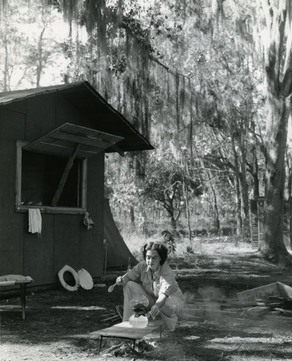 Florida Memory Neal Petey Chapline Swalm Cooking Near Small