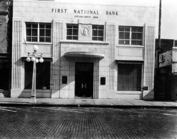 Florida Memory First National Bank Gainesville Florida