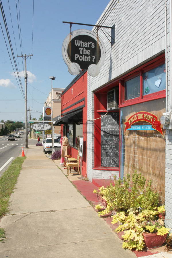 Florida Memory View of storefronts on West Gaines Street
