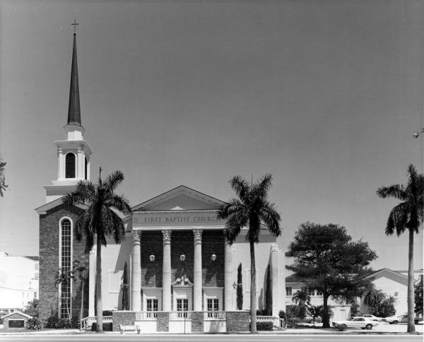 Florida Memory - First Baptist Church - Fort Lauderdale, Florida.