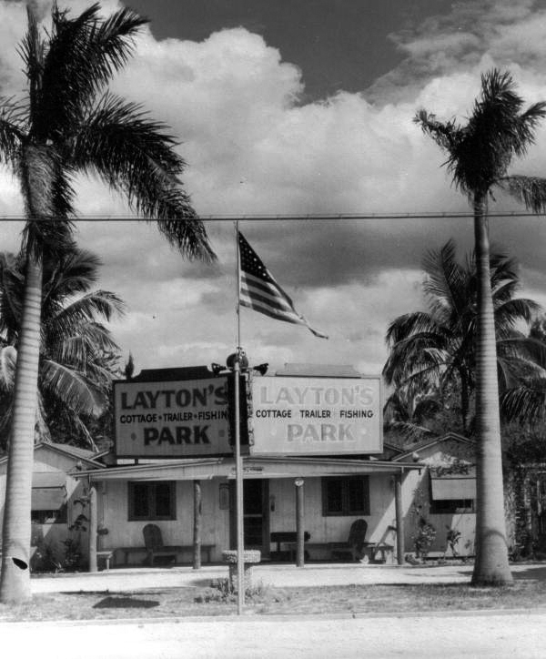 Florida Memory View of Layton's Park Riviera Beach, Florida.
