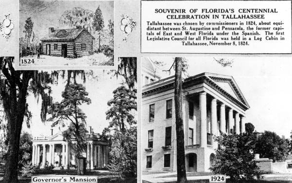 Florida Memory Photocollage Of Two Old Capitols And Governor S