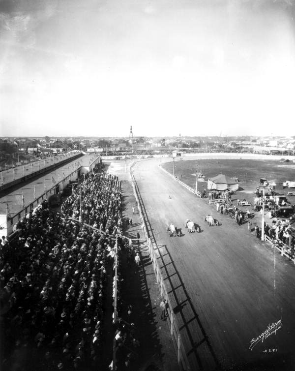 Florida Memory Automobile racing at Tampa fairgrounds.