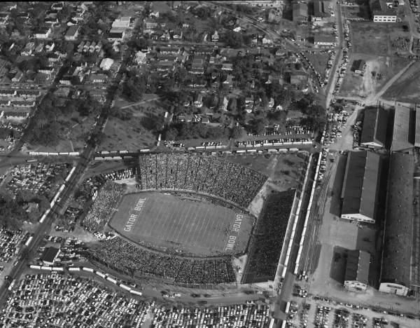 Florida Memory - Aerial View Of The Gator Bowl Stadium During The 1954 