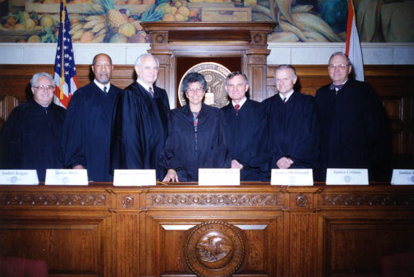 Florida Memory Group portrait of Florida Supreme Court Justices in